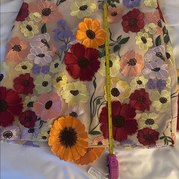 NWT Endless Rose Multicolor Floral Mini Skirt Size Small - Picture 3 of 5